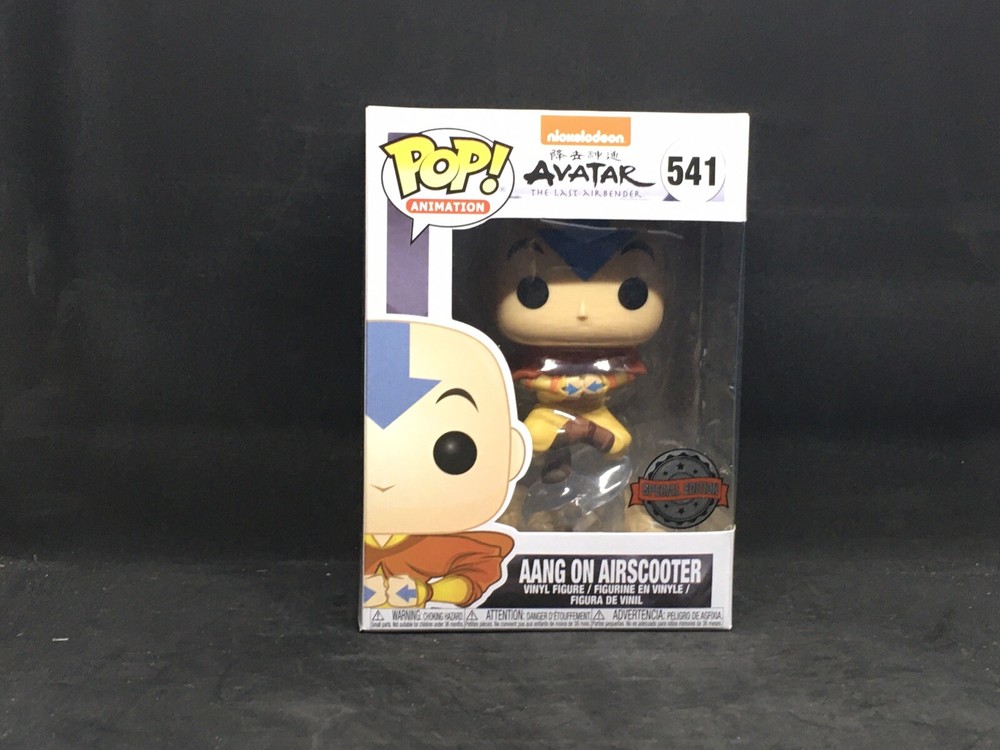 Funko Pop Aang on Airscooter Special Edition Exclusive Hot Topic Last Air Bender-image