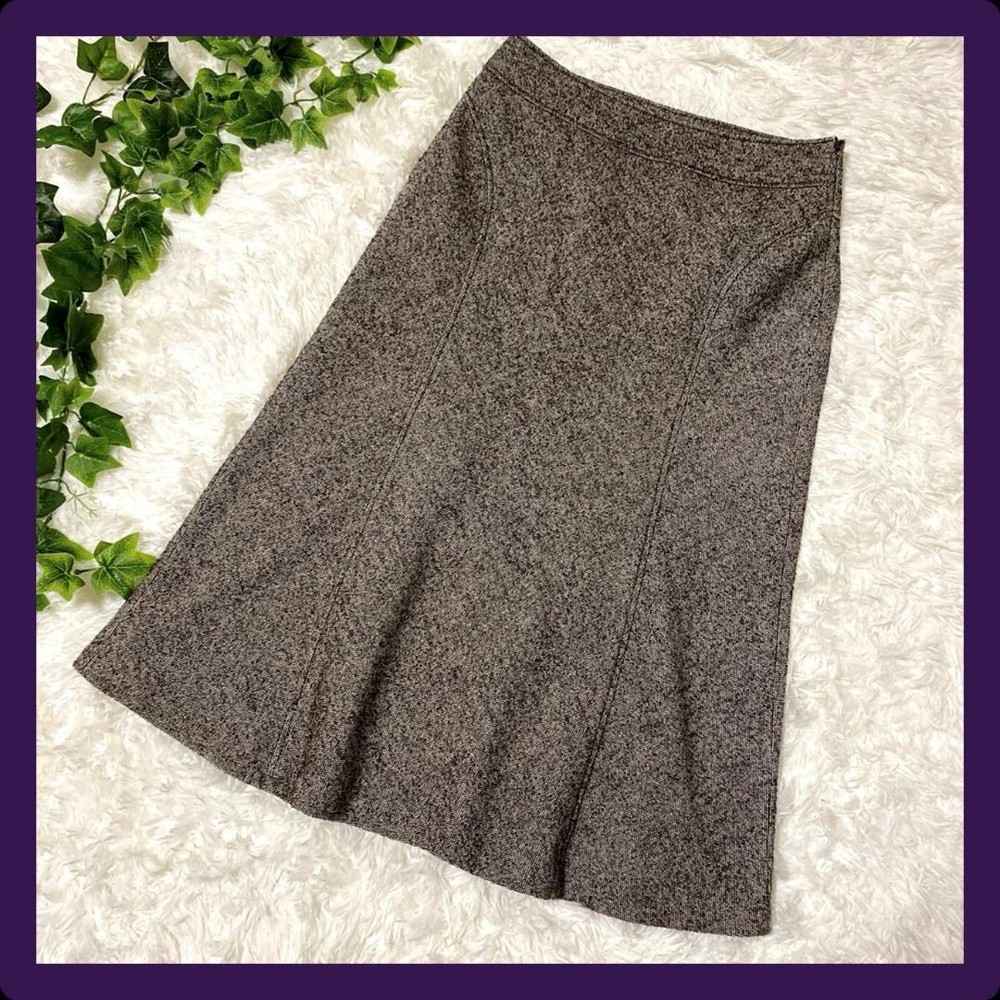 Burberry London Nova Check Tweed Pencil Skirt Vintage Style