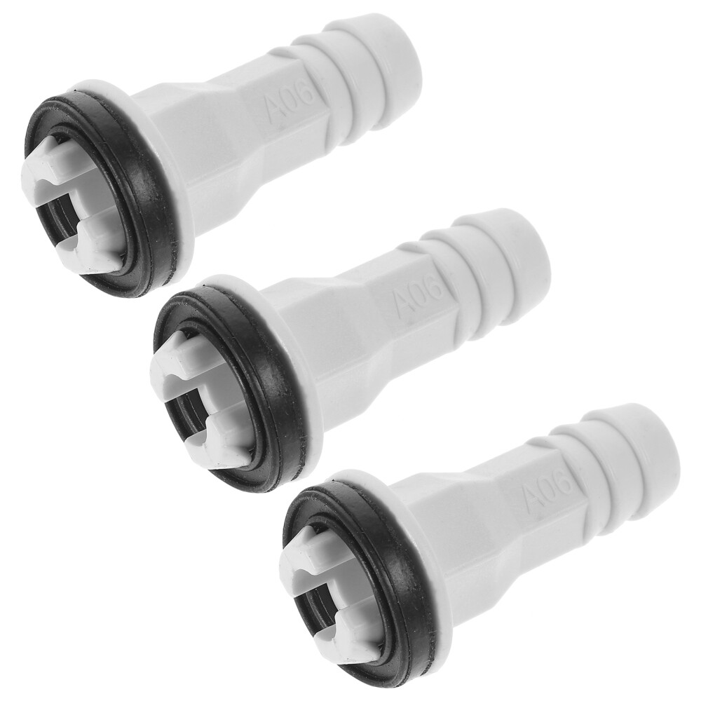 3 Pcs Ac Condensate Drain Adapter Hose Connector for Reel Air Conditioner Kit-image