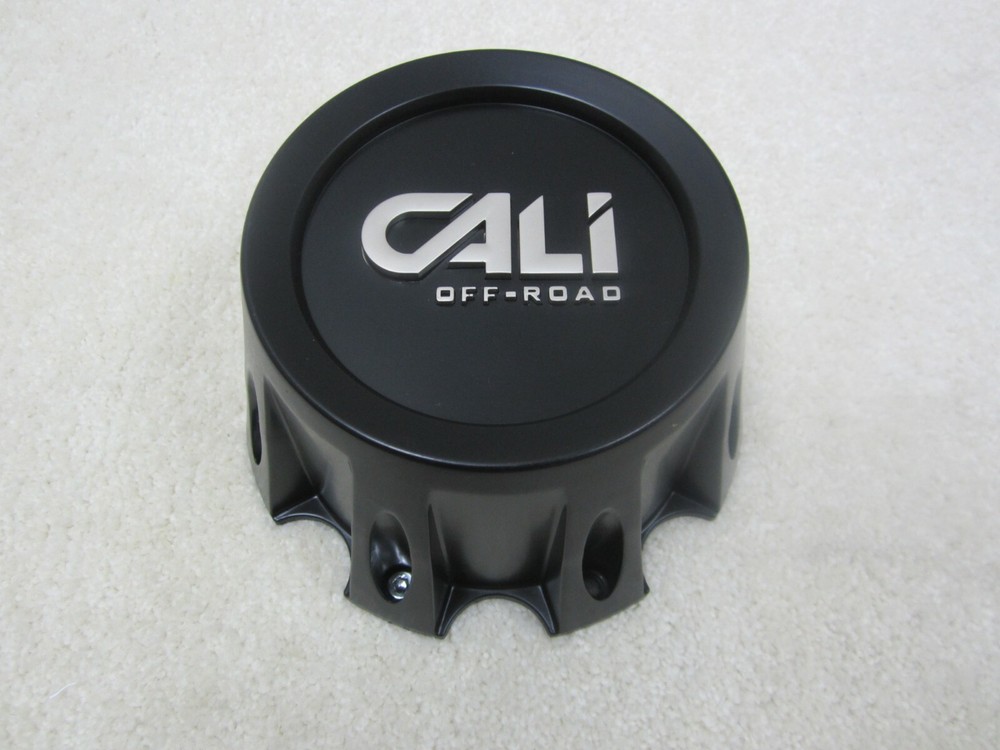 CALI C109105B02 CUSTOM ALLOY WHEEL NEW BOLT ON MATTE BLACK CENTER CAP #2F-12