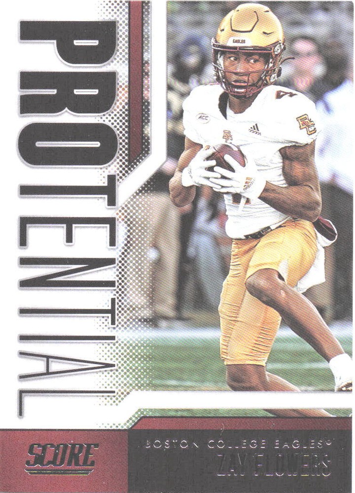 2023 Score Zay Flowers Rookie Card with High Potential  