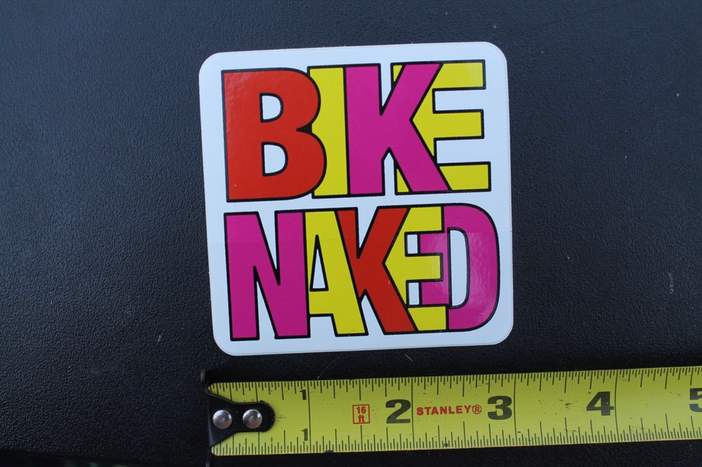 Bike Naked BMX Racing Bicycle Sexy Cycling Original BK Vintage Biking STICKER