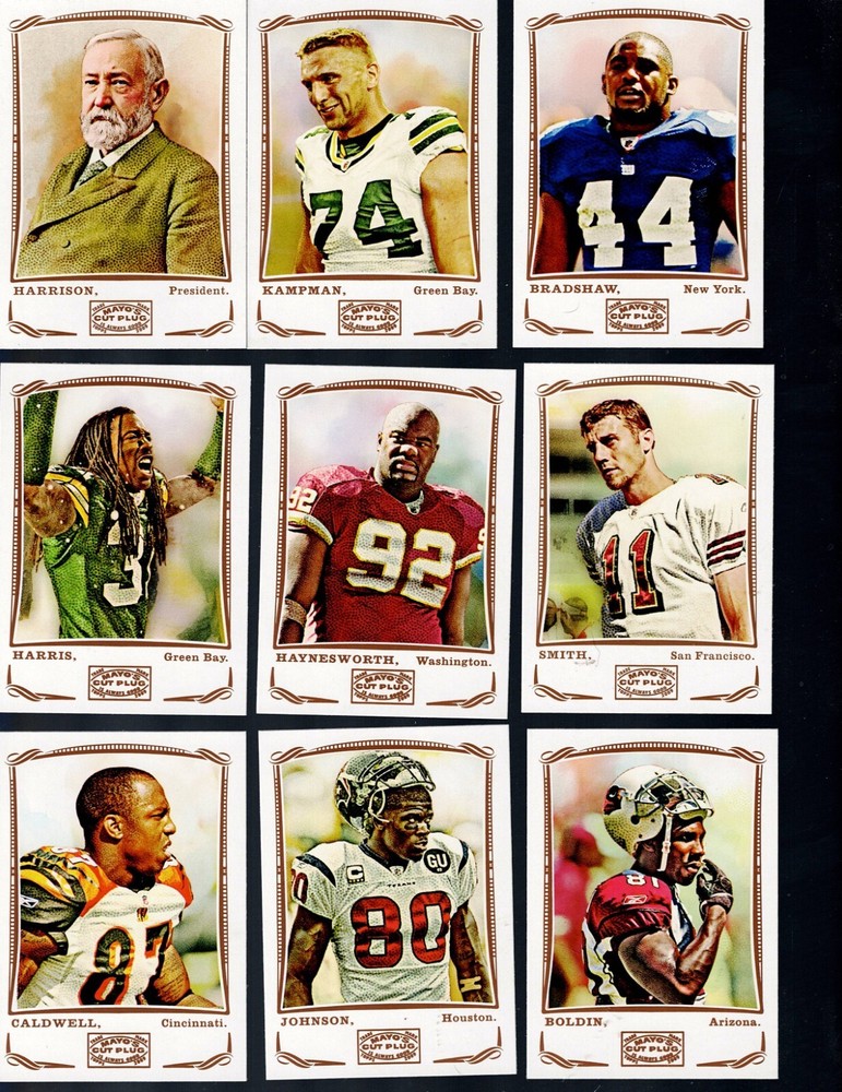 Complete Your 2009 Topps Mayo Football Card Set – Buy More, Save More
