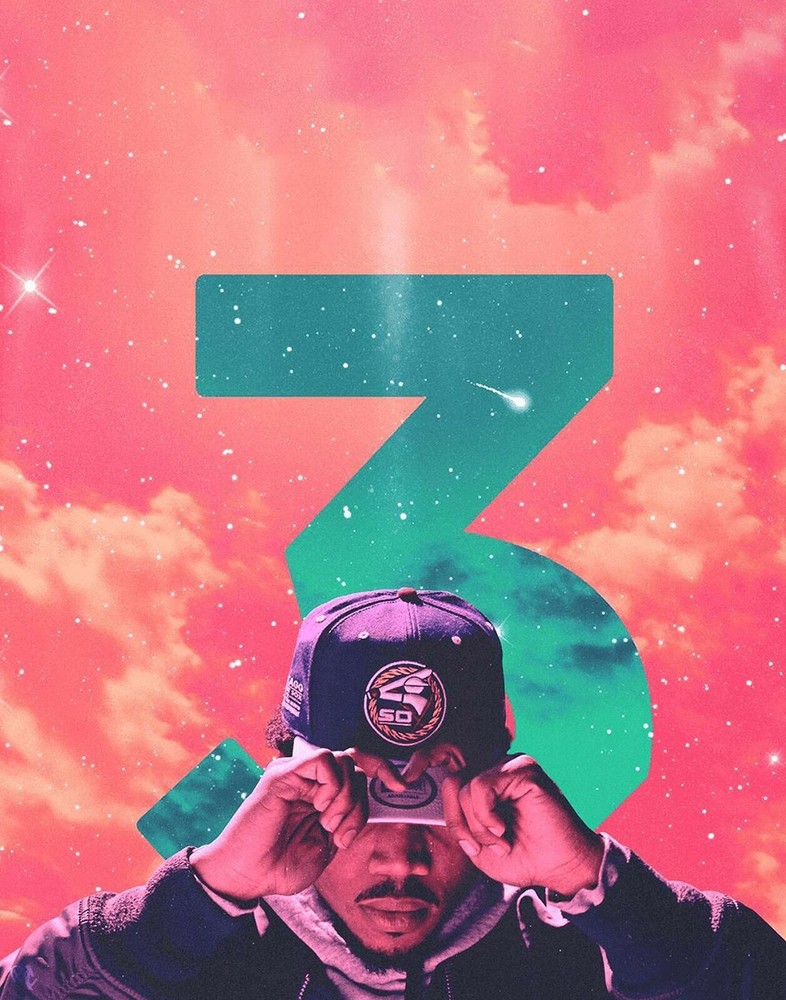 559613 Chance the Rapper Hot Music Rap HD Cover Art 24x18 WALL PRINT POSTER