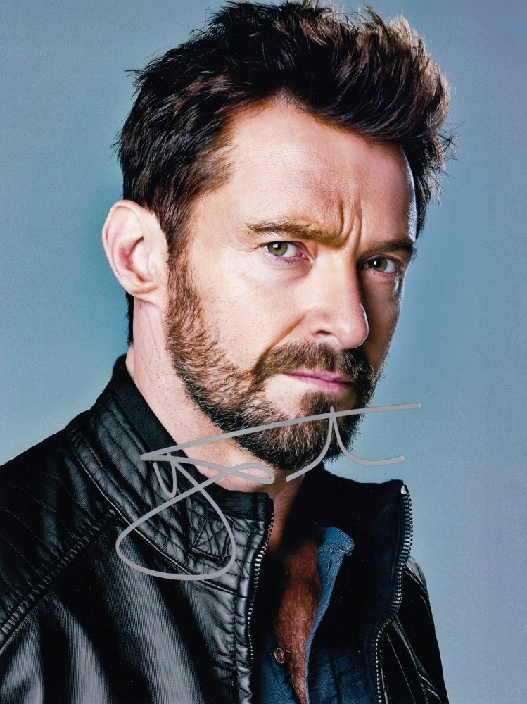 Hugh Jackman Signed Auto 8 x 10  Photograph