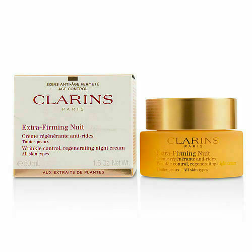 NEW Clarins Extra-firming Nuit Wrinkle Control Regenerating Night Cream - 50ml