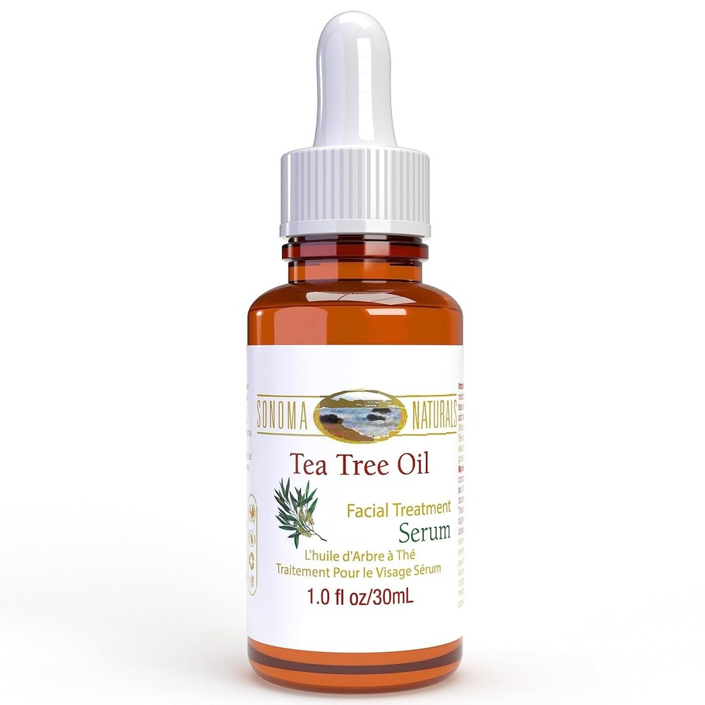 Tea Tree Oil Serum for Face, 1 oz | Dry Skin, Pore Minimizer Therapeutic Grad...