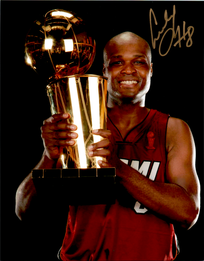 Antoine Walker Signed Autographed 8x10 Photo Miami Heat Basketball COA NBA