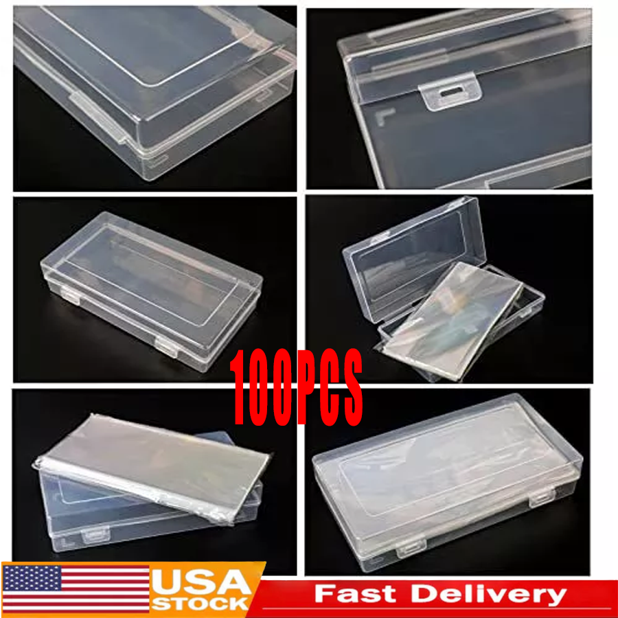 Dollar Bill Holder Storage Case Clear Paper Money Sleeves Protector Bag 100 Pcs