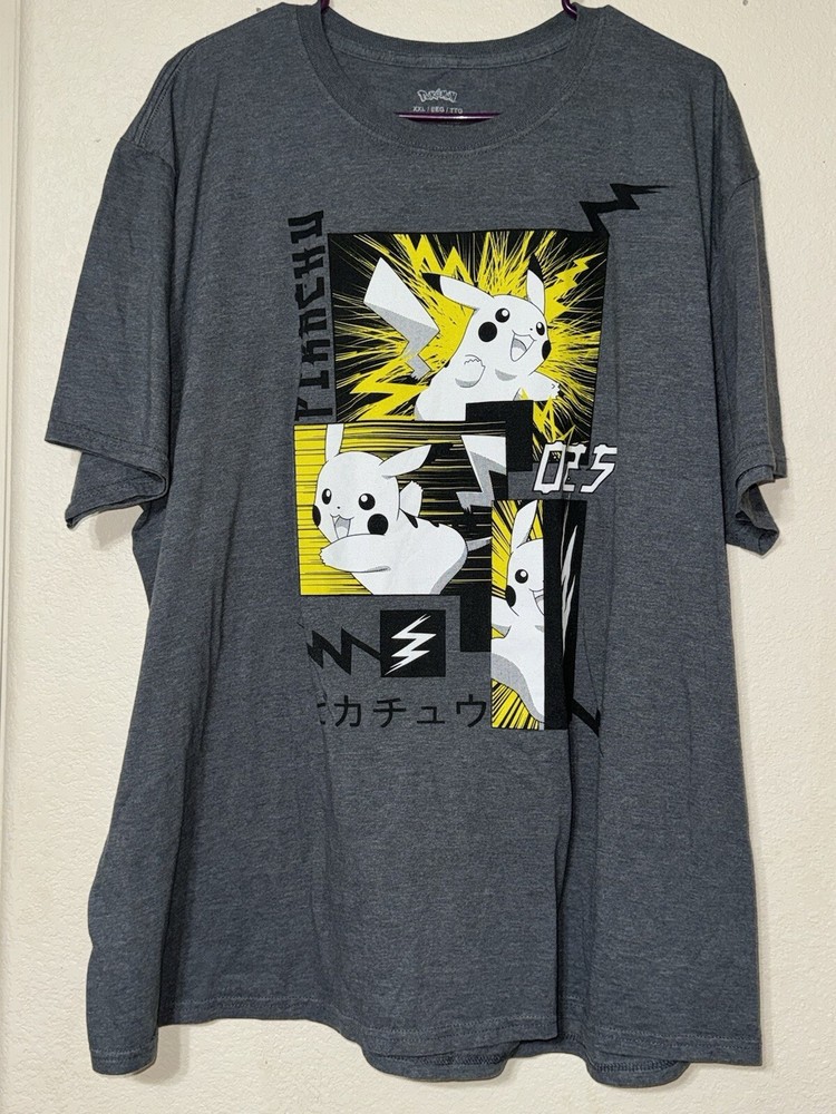 Nintendo Pokemon Pikachu Graphic T-Shirt Size XXL Men