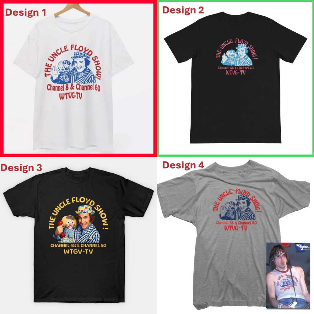 The Uncle Floyd Show As Worn by Johnny Ramone Shirt All Size Adult & Youth