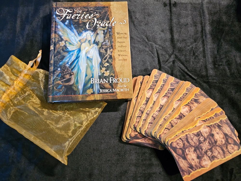The Fairies Oracle Hardcover Book Set w/ Oracle Cards Brian Froud