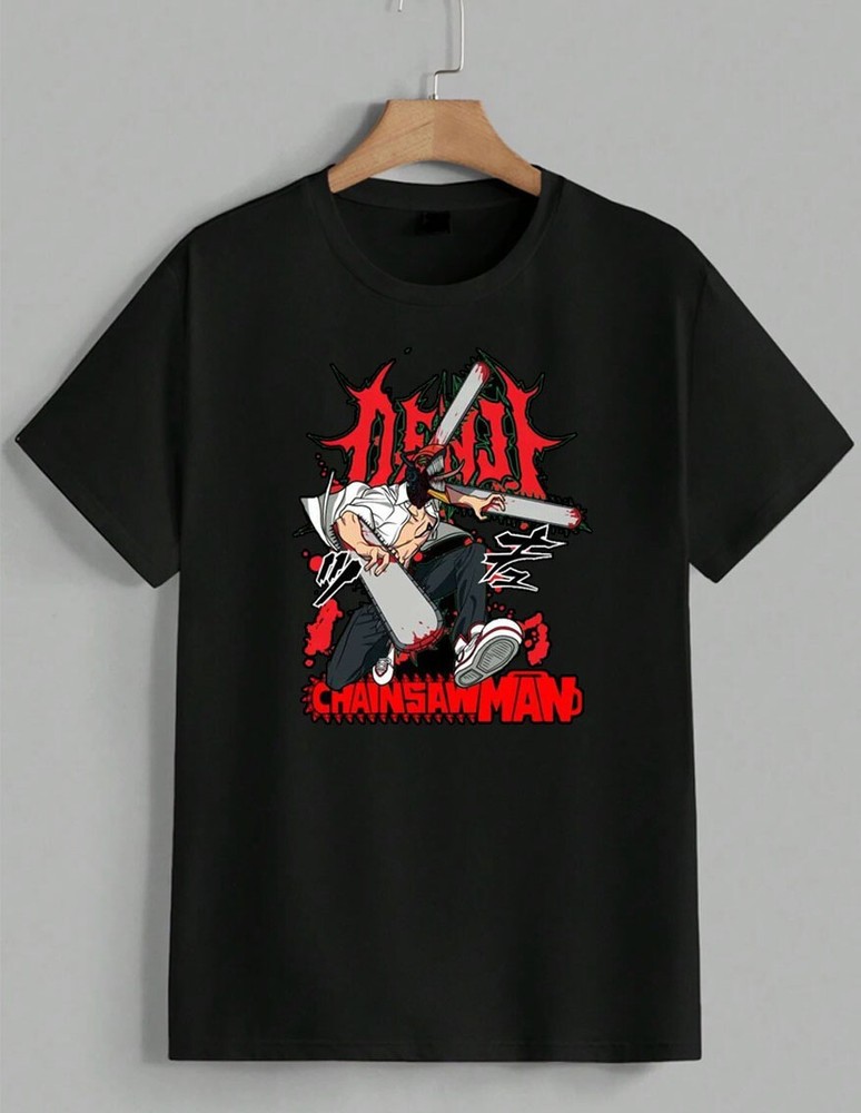 Chainsaw Man Denji Japanese Anime Manga Otaku Lover Fans Graphic T-Shirt Unisex