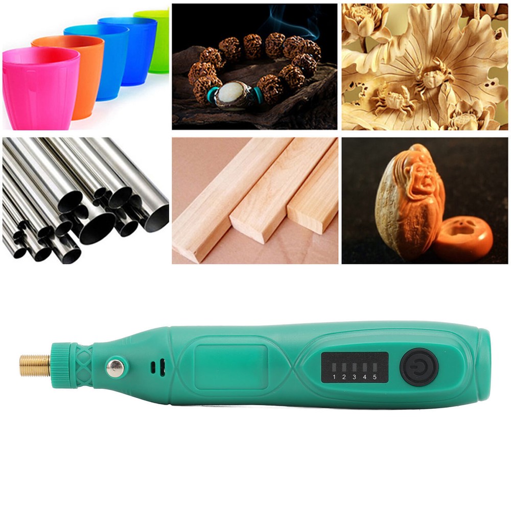 3.7V Cordless Rotary Tool Kit Variable Speed Mini Electric Grinder Pen