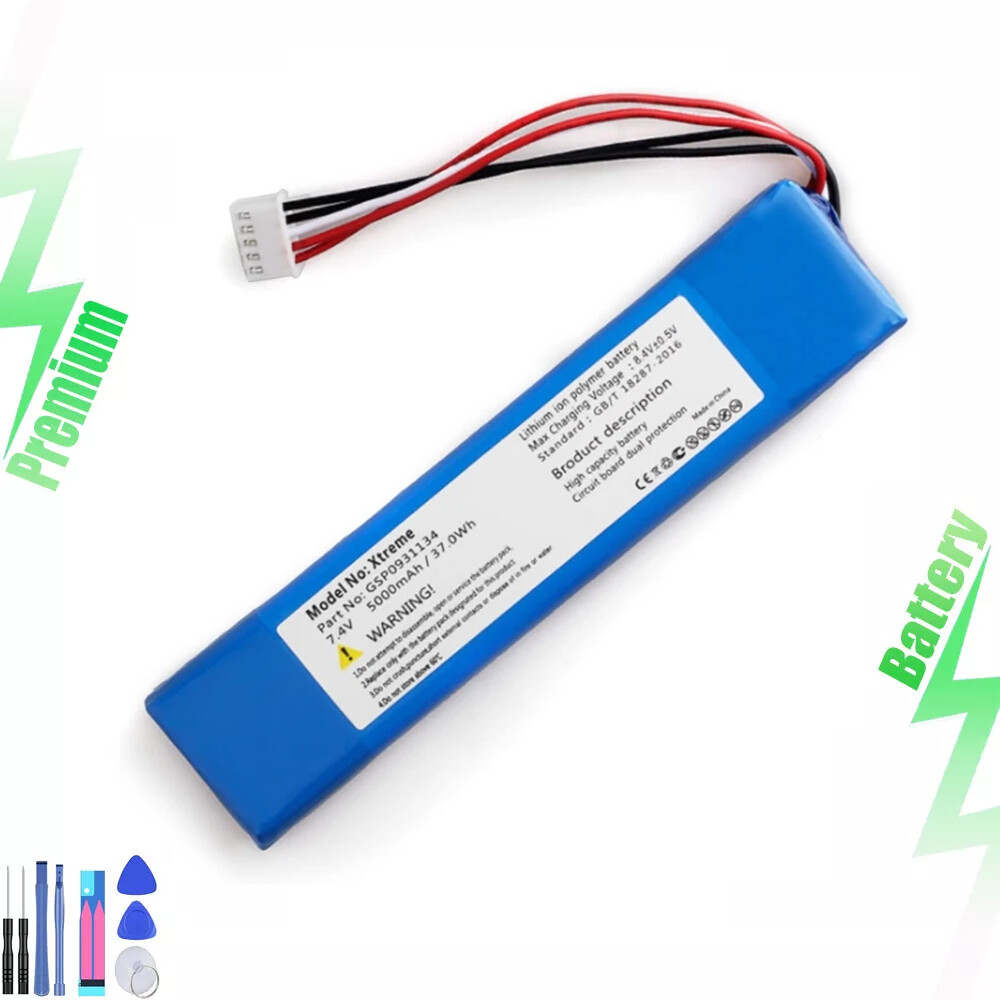 5000mAh GSP0931134 Battery Replacement For JBL Xtreme Wireless Speaker