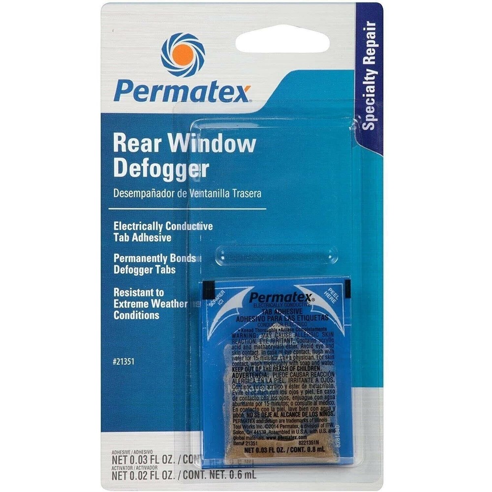 Permatex 21351 Electrically Conductive Rear Window Defogger Tab Adhesive