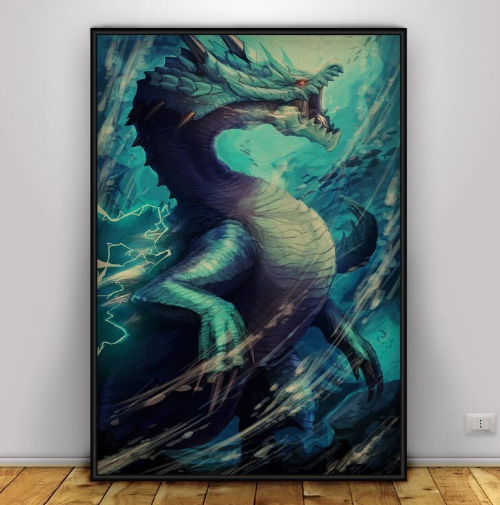Monster Hunter World Game Poster | Wall Art | Wall Prints 5