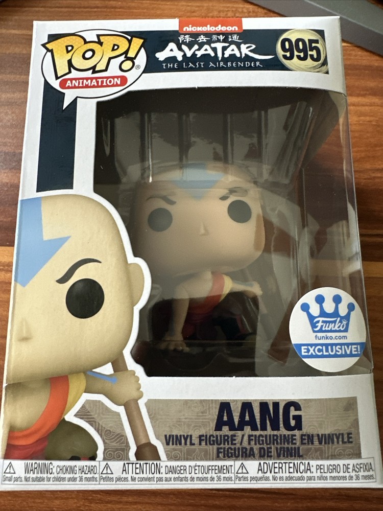 Funko Pop Aang #995 Avatar The Last Airbender Anime Vinyl Figure-image