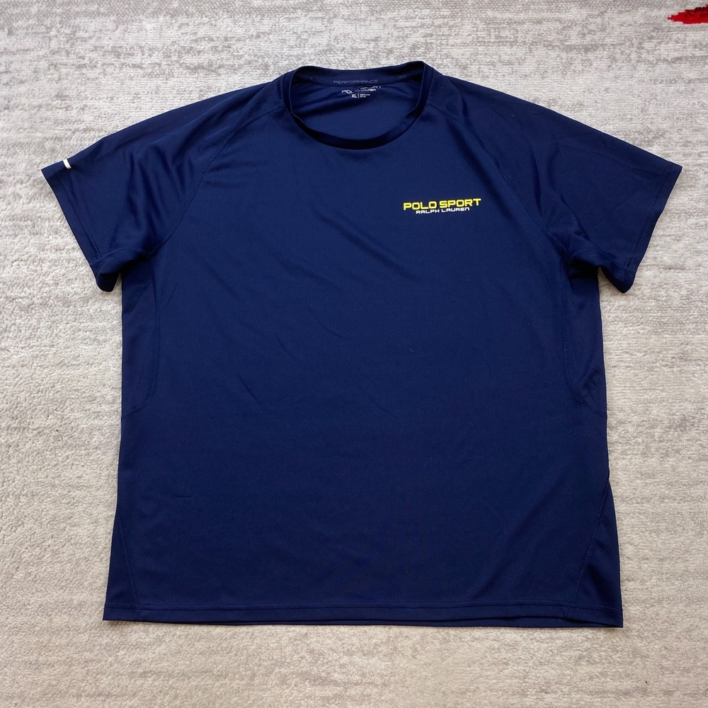 Polo Ralph Lauren Performance Shirt XL Blue Pony Sport 67 Outdoors Preppy Mens