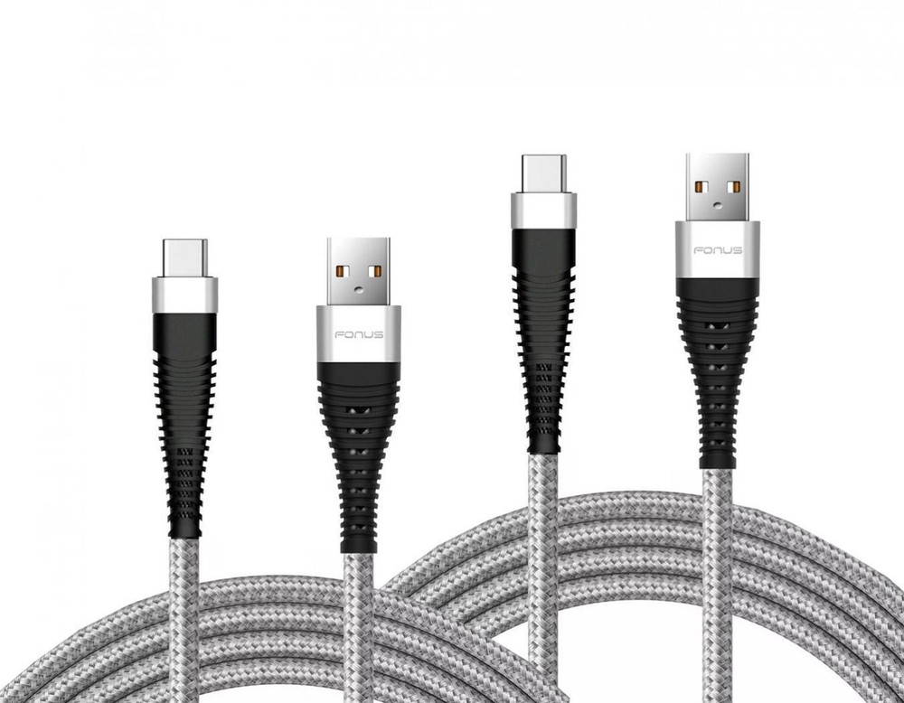 6FT AND 10FT LONG USB-C CABLES FAST CHARGE TYPE-C CORD WIRE for PHONES & TABLETS