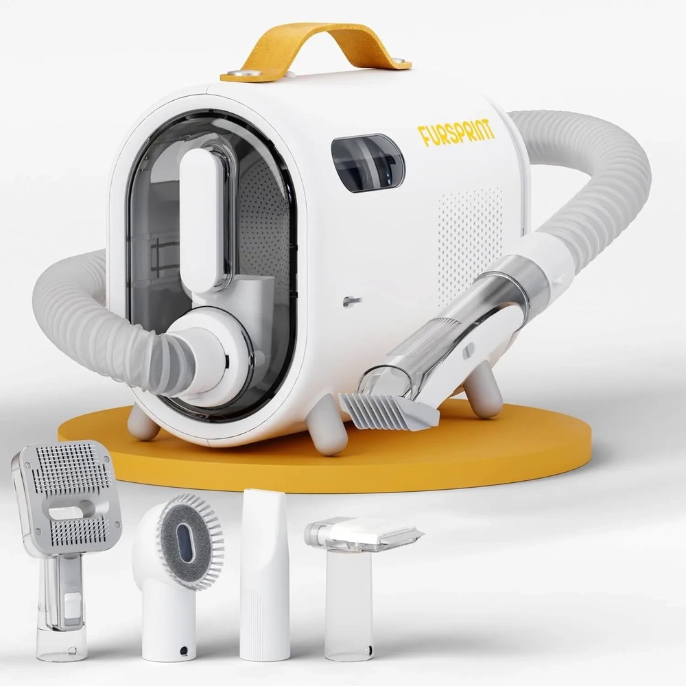 Pet Grooming Vacuum Kit Super-Quiet Dog Hair Vacuum Groomer Hair Vacuum Groomer