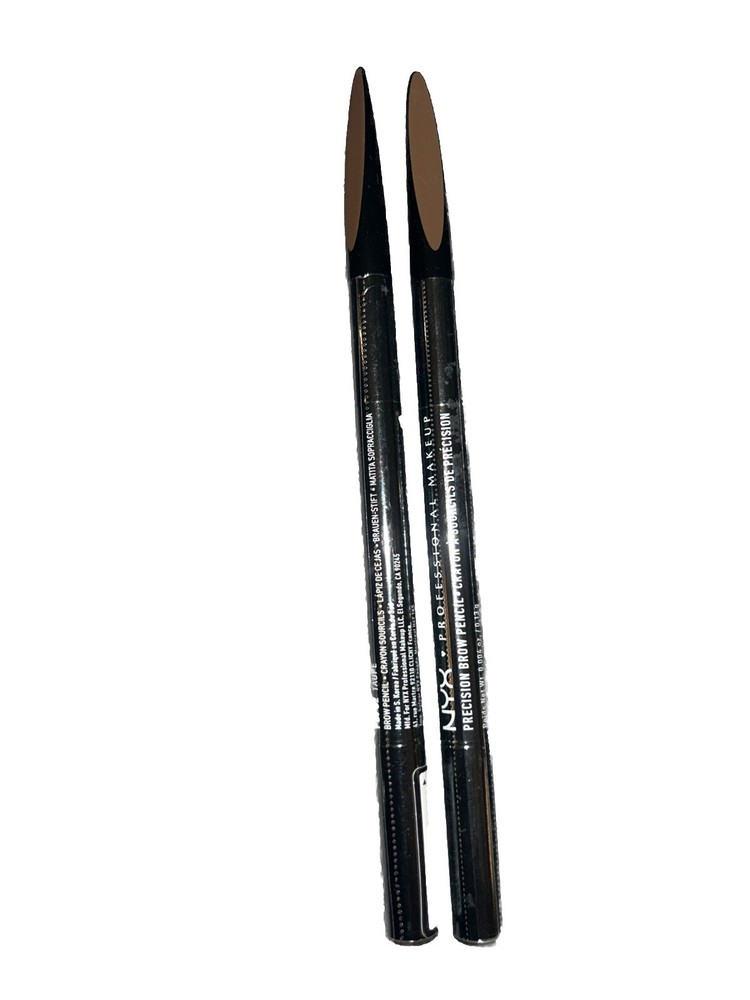 NYX PROFESSIONAL MAKEUP Precision Eyebrow Pencil Taupe-2pk