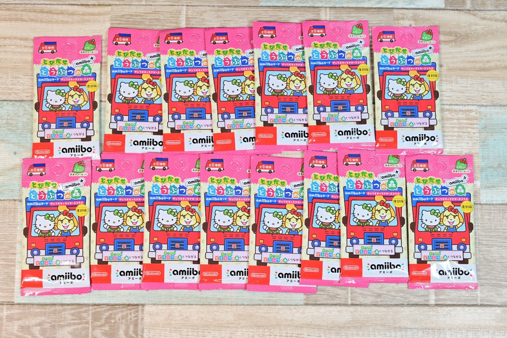 Animal Crossing Sanrio Collaboration Pack 15 Amibo Cards Japanese Japan-image