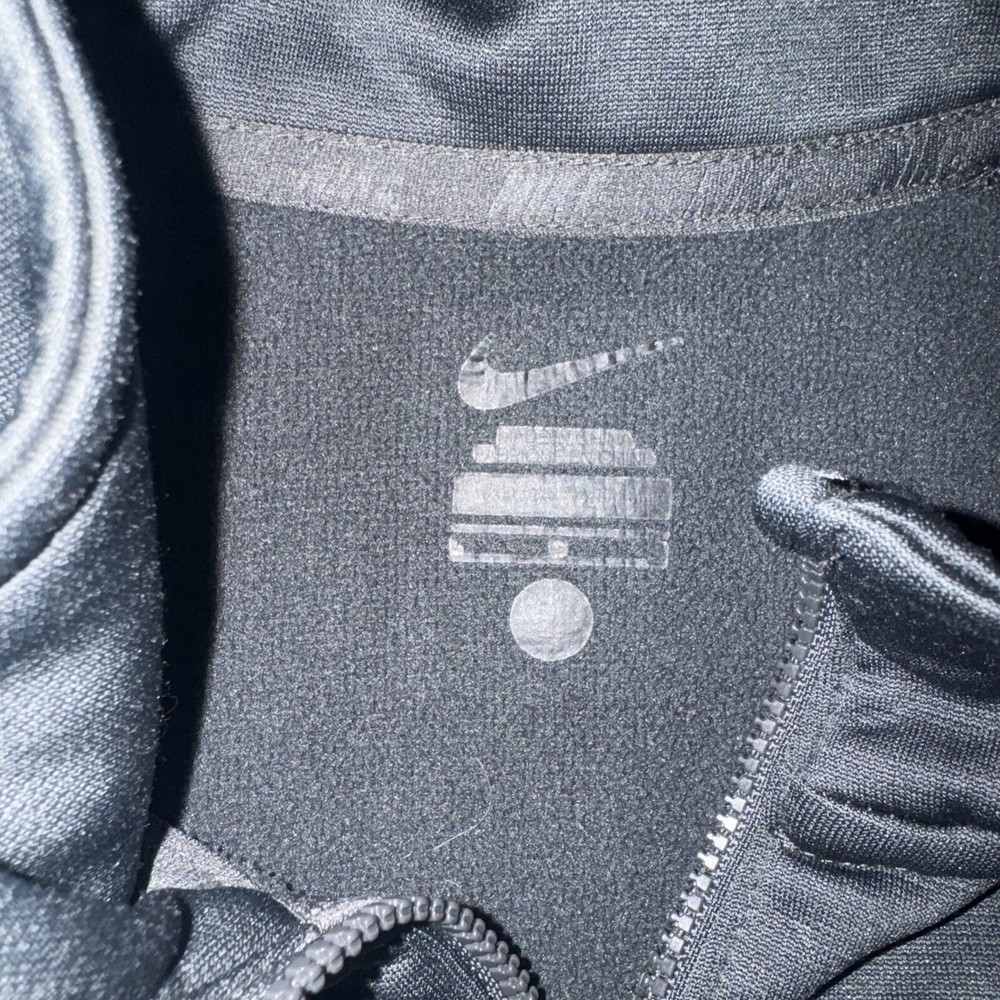 Nike Fleece-Lined Men's 1/4 Zip Pullover Gray Hiking Sz L 424709-060