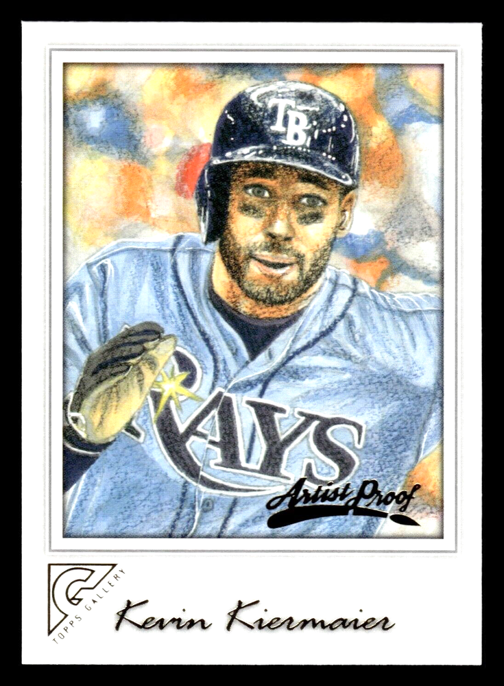 2017 Topps Gallery Kevin Kiermaier Artist Proof #87 - Tampa Bay Rays