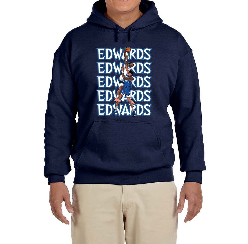Anthony Edwards Dunk Hoodie Basketball Graphic Sweatshirt