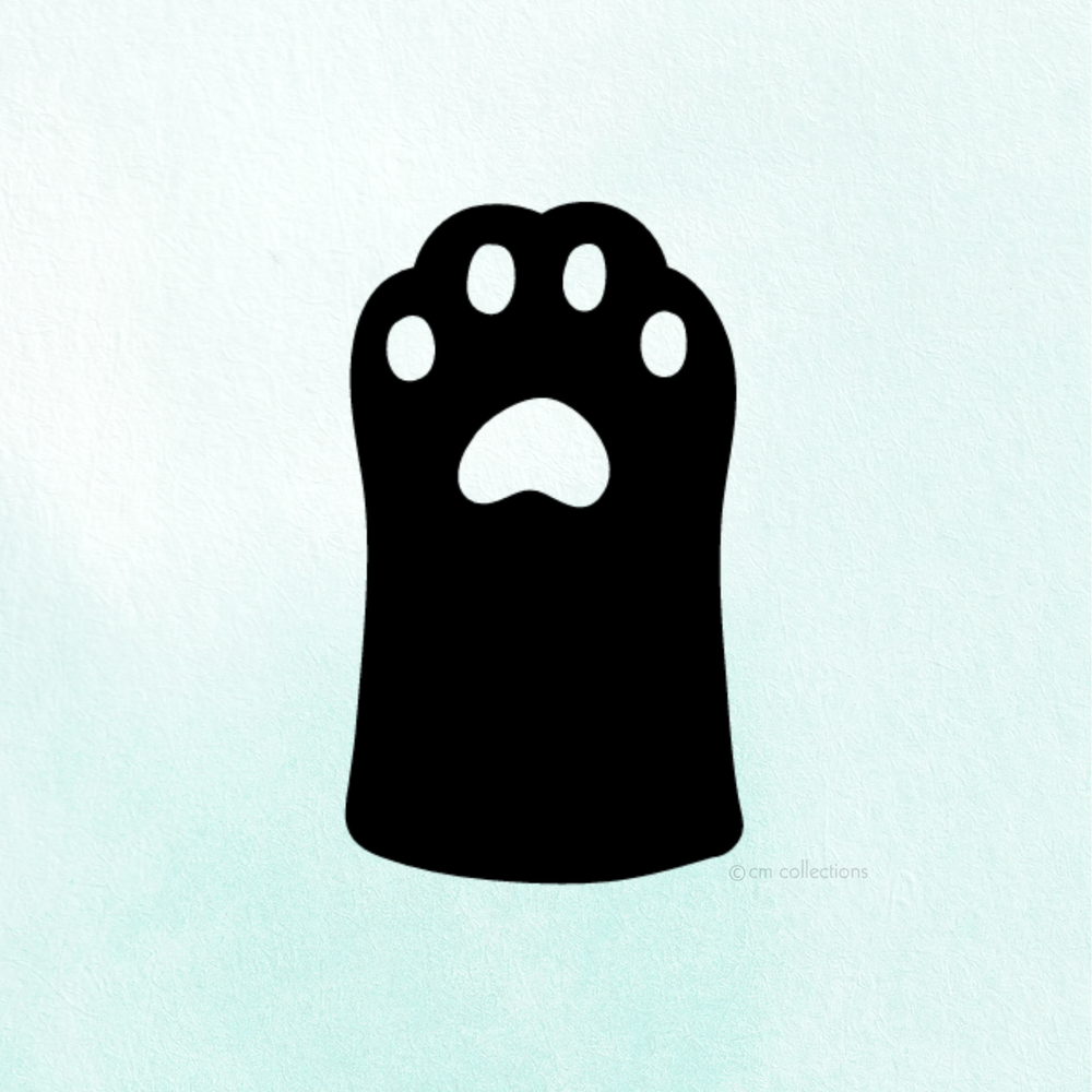 Cat Kitten Paw Decal Vinyl Pet Cat Mom Custom Sticker Car Window Water Bottle