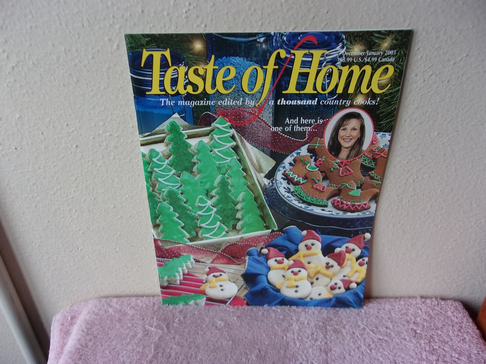 TASTE OF HOME  MAGAZINE EDITED by A THOUSAND COUNTRY COOKS...DEC / JAN ,2003-image