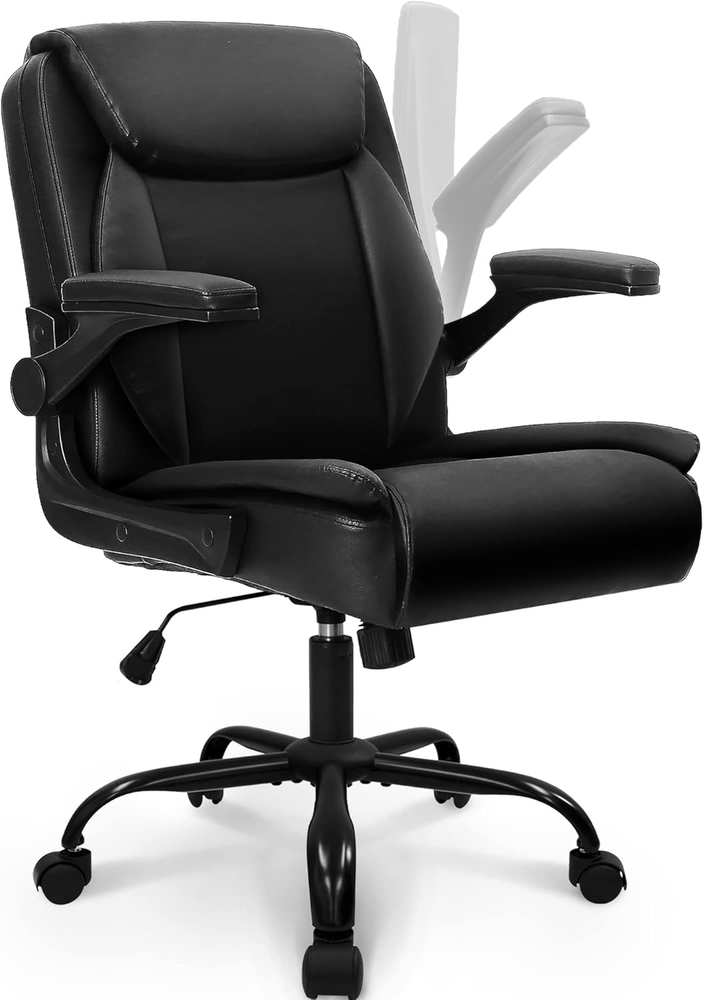 NEO CHAIR Office Chair Adjustable Desk Chair Mid Back Executive Comfortable PU L