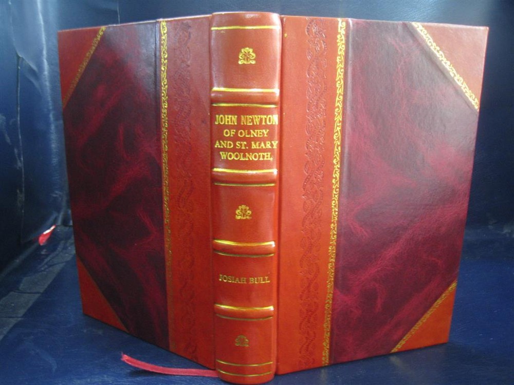 John Newton Autobiography Leather Bound Olney St Mary Woolnoth