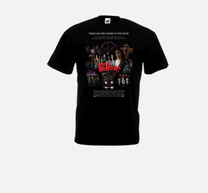 SALE The Warriors v1 T shirt black movie poster all sizes S-5XL