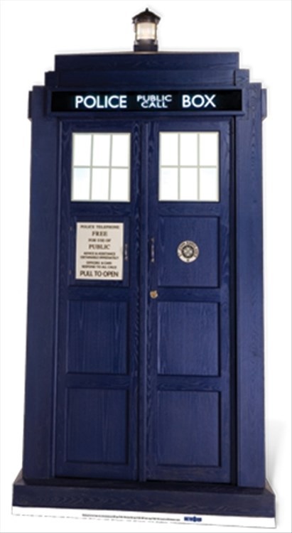 Doctor Dr Who The Tardis Official (2/3 Lifesize) Cardboard Cutout Fun Figure