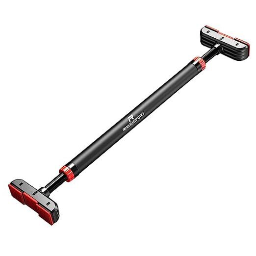 RHINOSPORT Door Pull Up Bar Doorway Chin Up Bar from 69-92 cm (27.1in Red