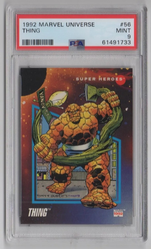 1992 Marvel Universe #56 Thing - PSA 9 MINT