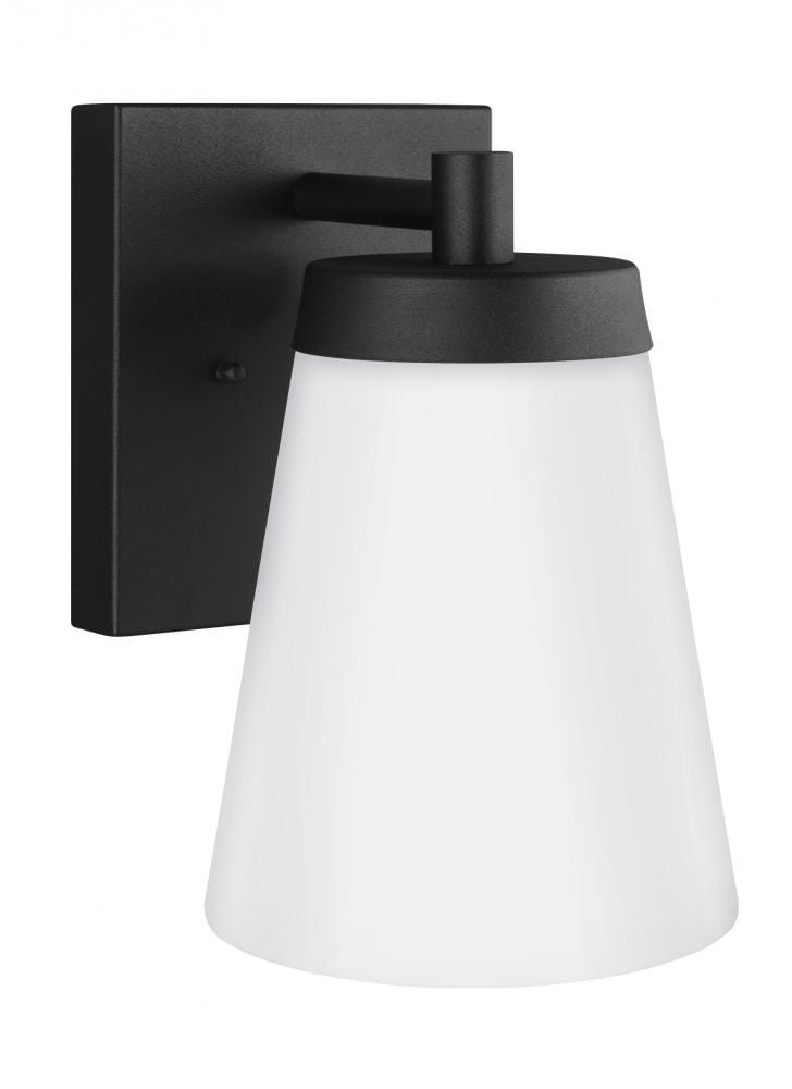 Renville 10-Inch Black Outdoor Wall Light for Modern Spaces