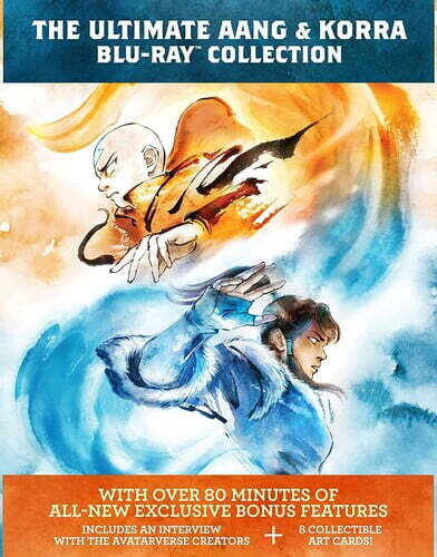 The Ultimate Aang & Korra Blu-ray Collection with Bonus Disc & Art Cards, New DV-image