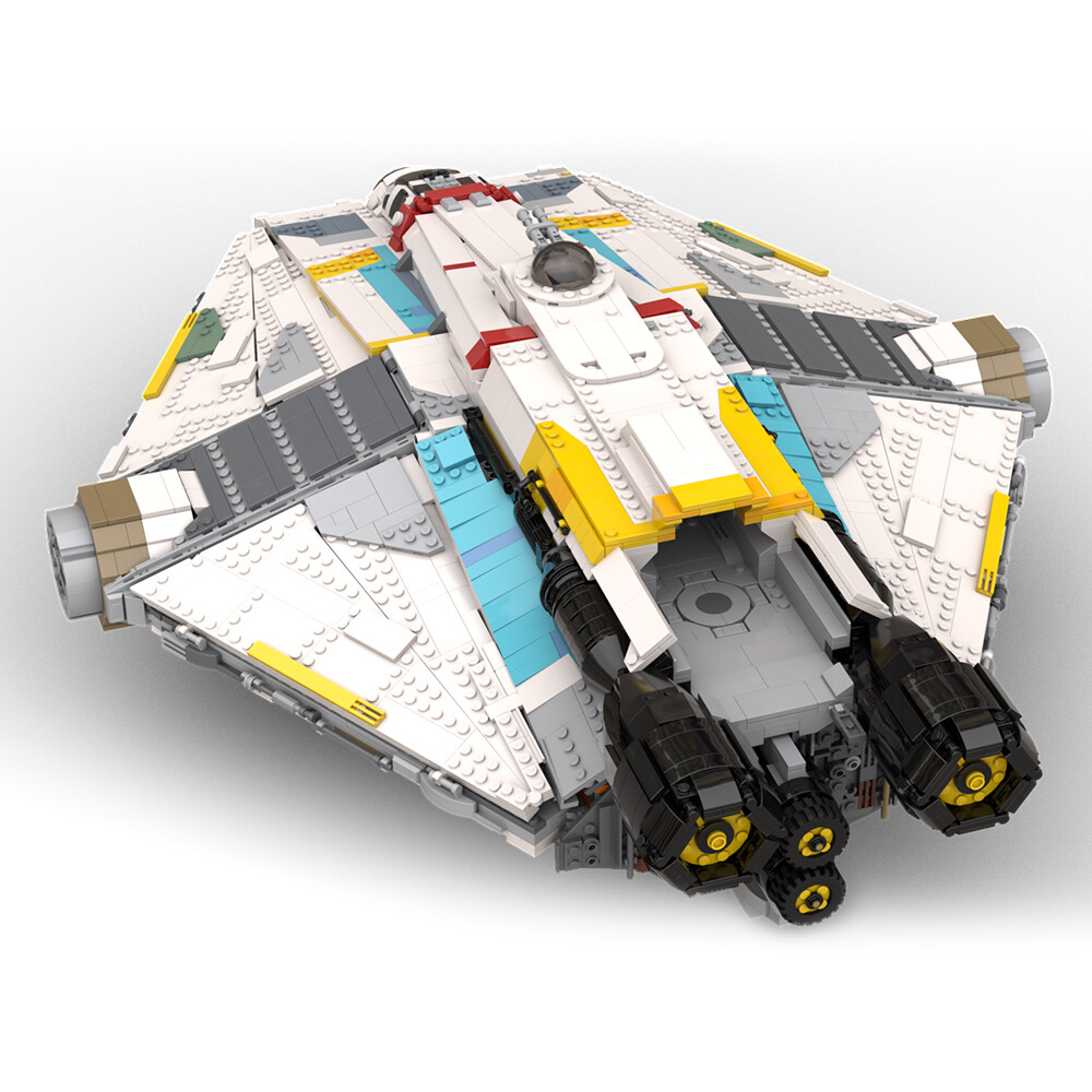 The Ghost Ultimate Playset Ship Model Building Blocks Spaceship MOC Bricks Toys