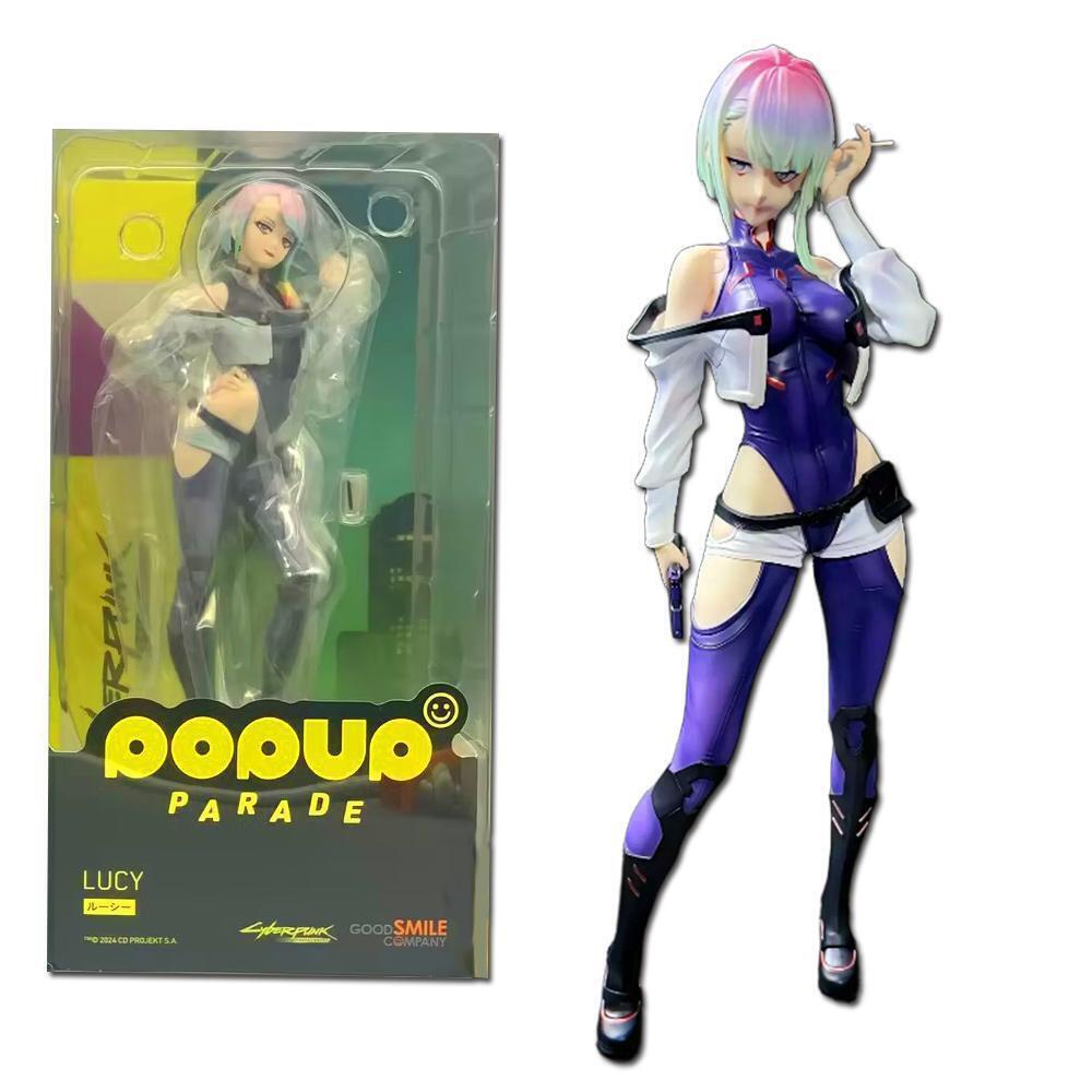 22cm Anime Cyberpunk: Edgerunners Lucy Figure Standing Anime Model with Box