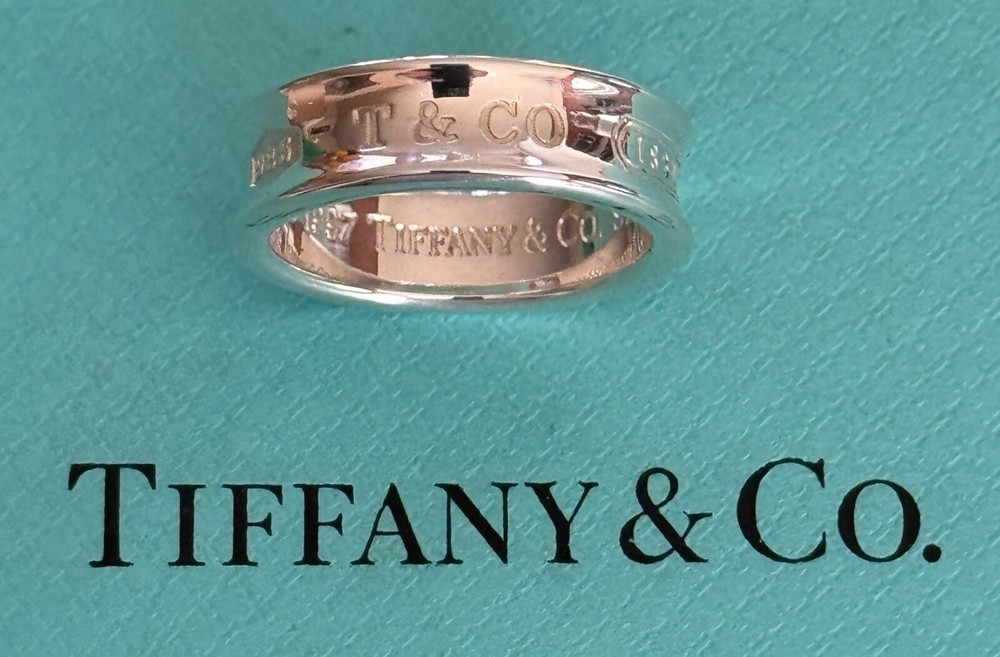 Tiffany & Co.  1837 Ring Sterling Silver 925  Size  6  US