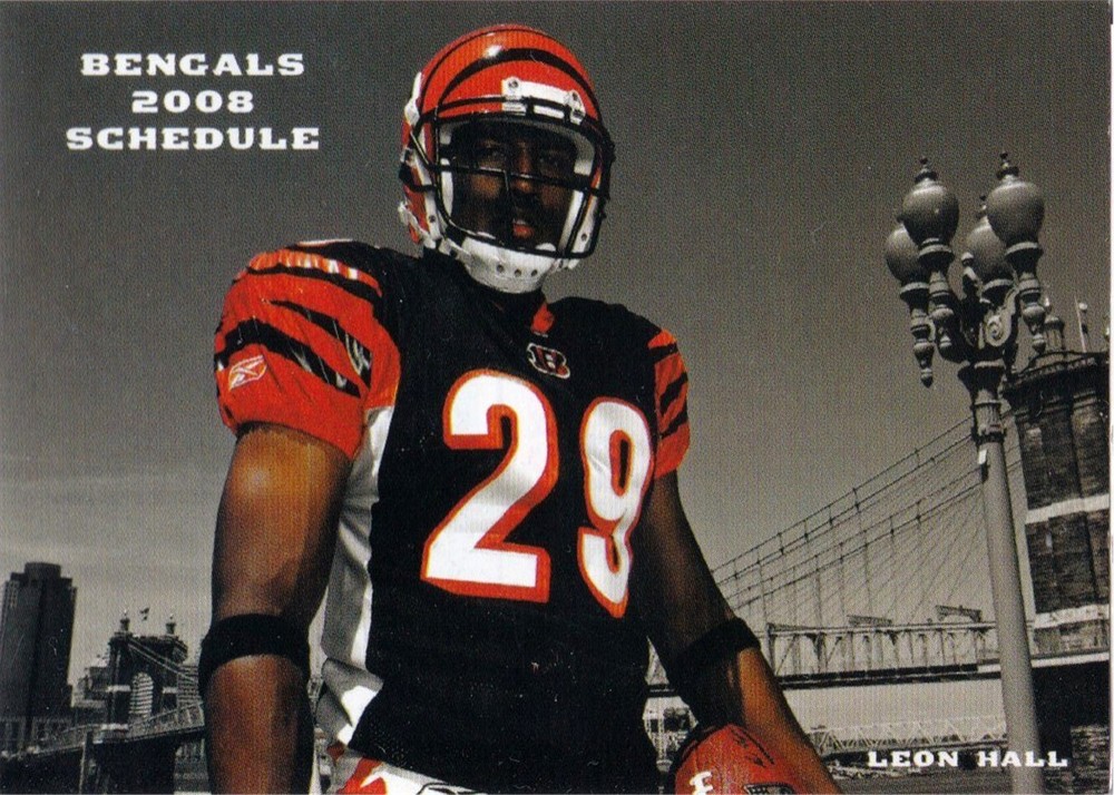 2008 Cincinnati Bengals NFL Football Pocket Schedule- Chevy