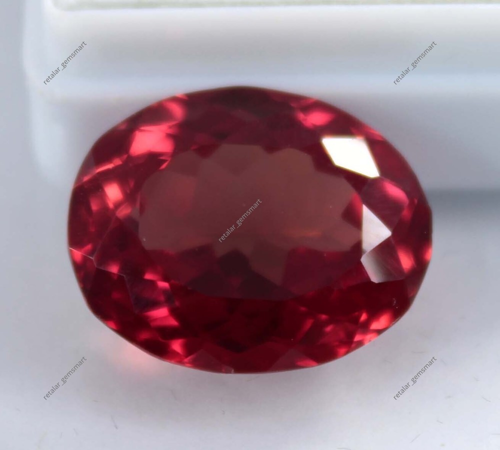 15 Ct Natural Flawless Mozambique Blood Red Ruby Oval Cut Loose Gemstone