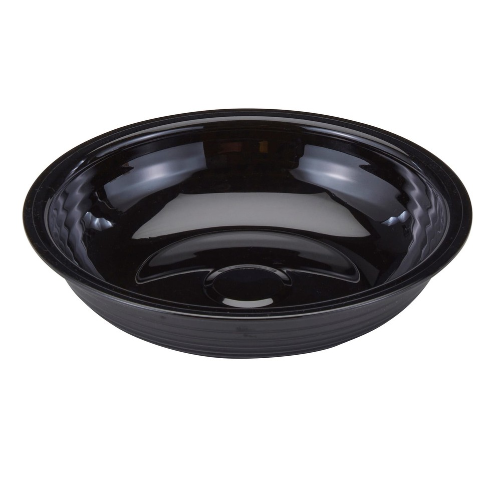 Cambro RSB6CW110 Black 18.8oz Round Ribbed Camwear Bowl
