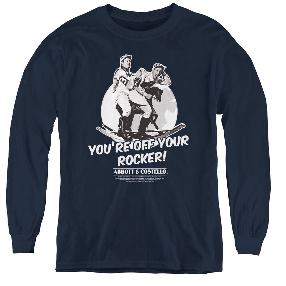 ABBOTT & COSTELLO OFF YOUR Licensed Men's Long Sleeve Graphic Tee Shirt SM-3XL-image