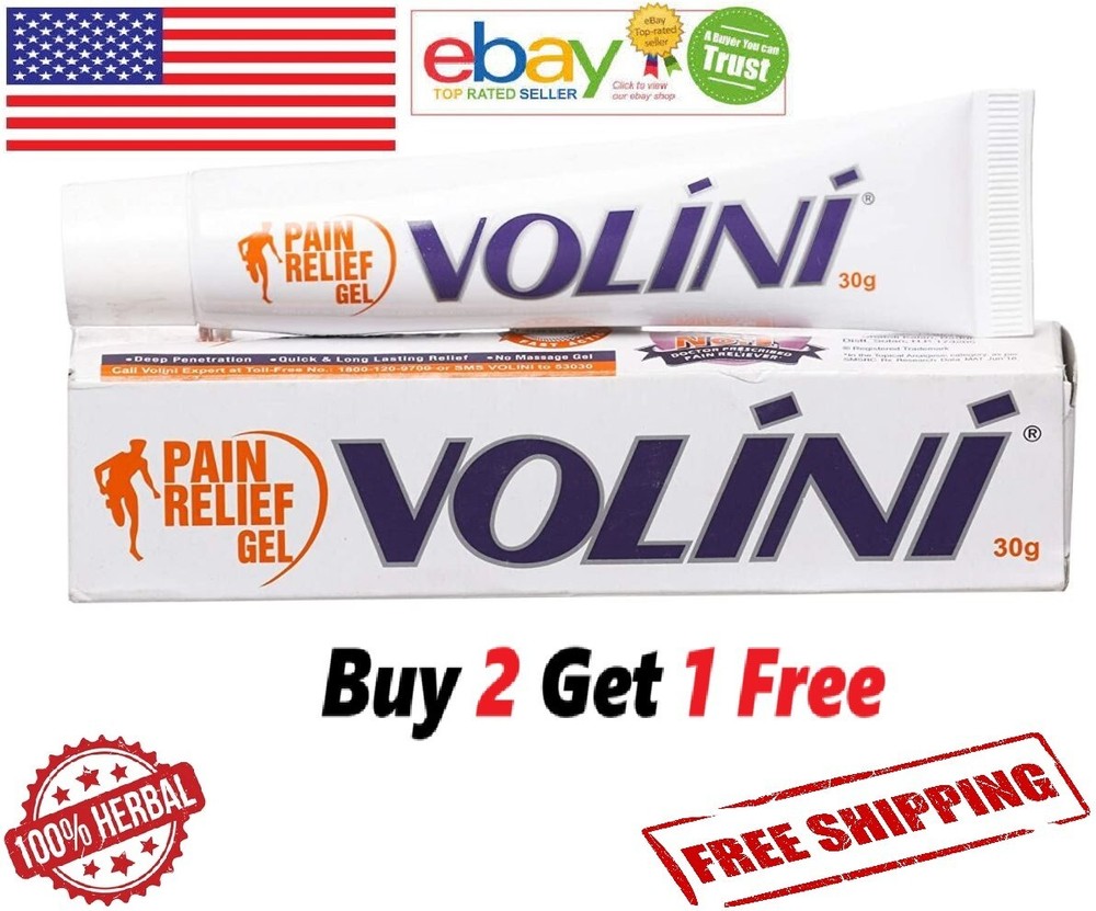 Volini Gel for Pain Relief 30gm Each for Muscle, Joint & Knee Pain Gel Free Ship