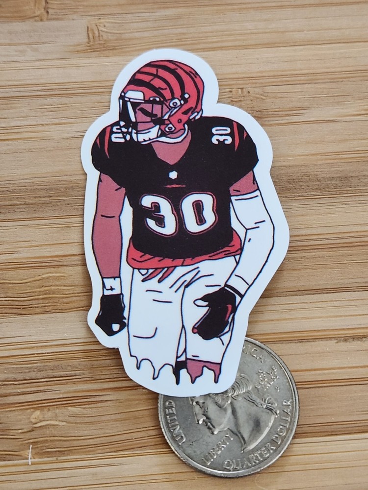 Jesse Bates Cincinnati Bengals NFL Football Decal Sticker