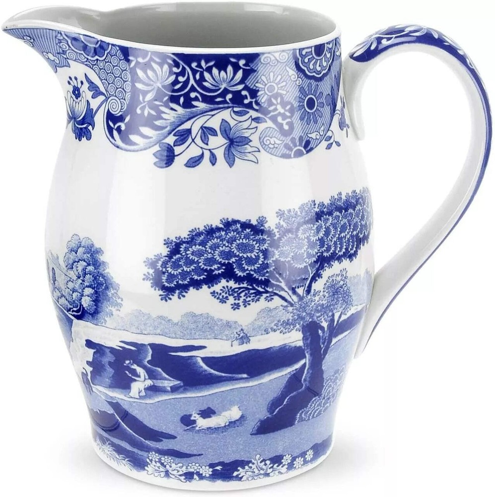 Spode Blue Italian 3.5 Pint Pitcher
